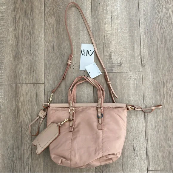 Zara Nylon Mini Tote and Crossbody Bag - Picture 6 of 8